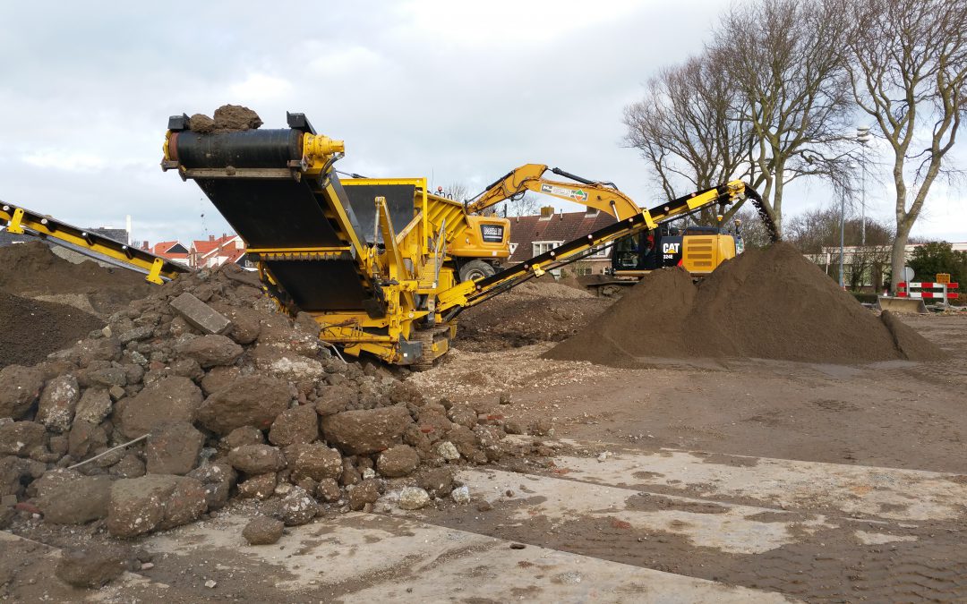 Hergebruik ontgraven puin